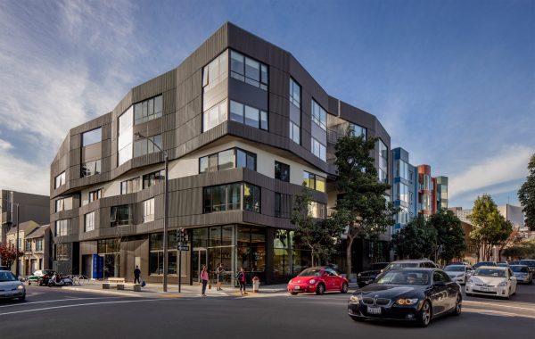 Fougeron Architecture clads a San Francisco condo building in dark wooden dowels