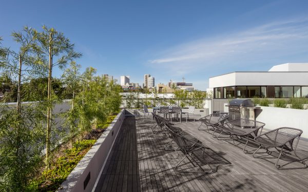 Fougeron Architecture clads a San Francisco condo building in dark wooden dowels