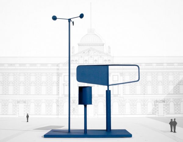 Forecast a weather vane-like structure at the London Design Biennale 2016