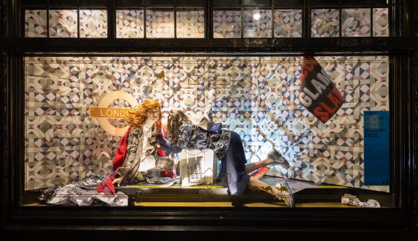 Liberty RIBA windows display 2016 with Architecture Social Club