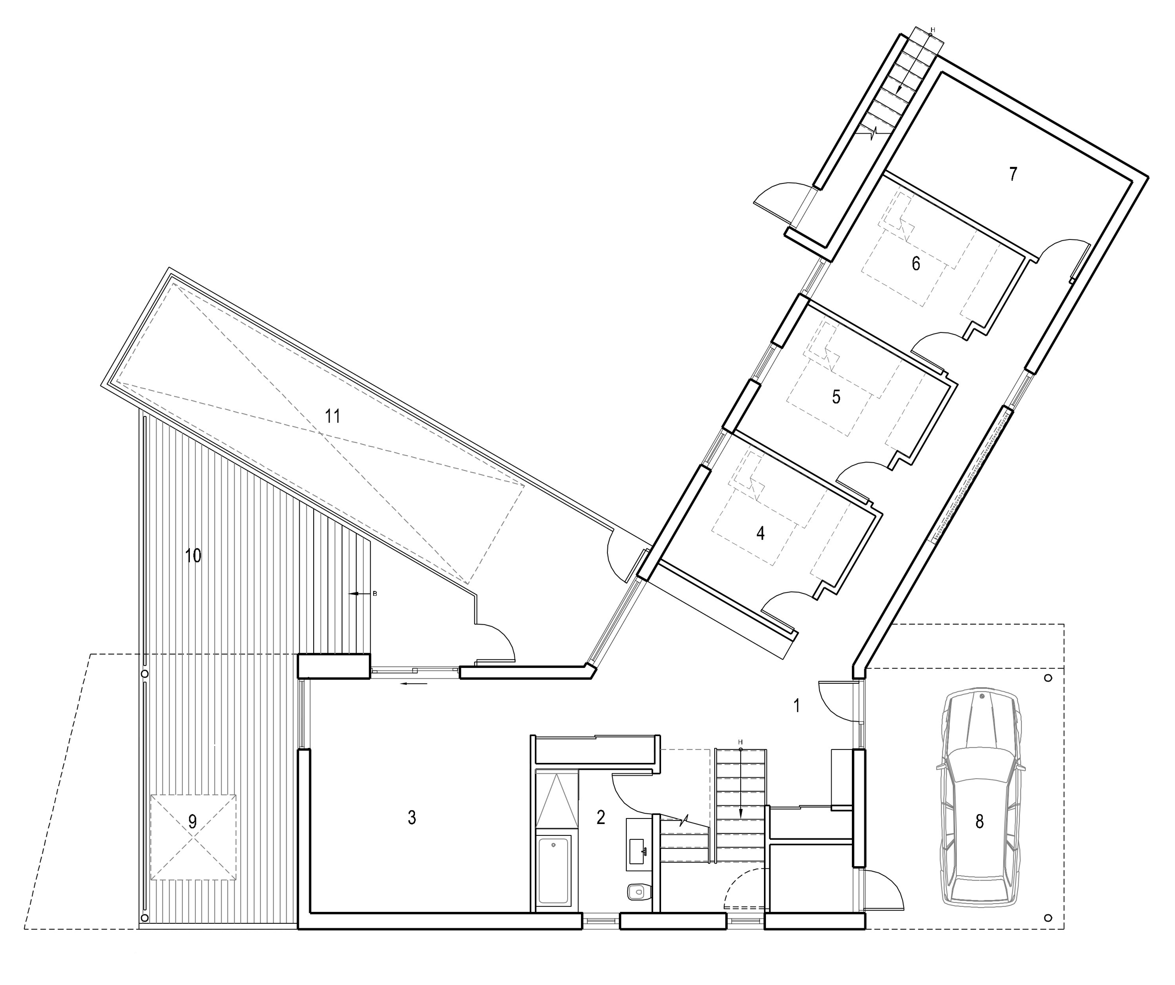Altaïr house by Bourgeois/Lechasseur architects