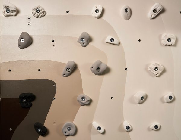 Patternity installs monochrome climbing wall inside London's Ace Hotel