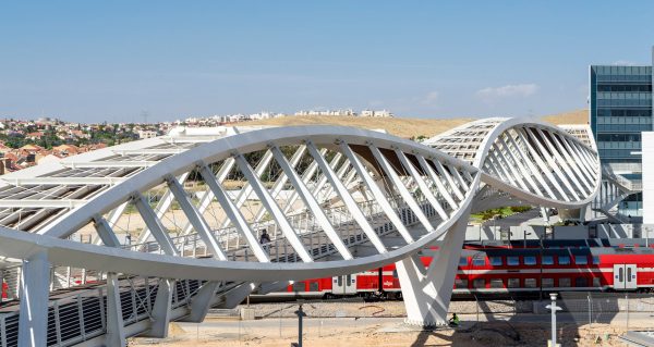 Beersheba station bridge in Israel is shaped like a pair of eyes