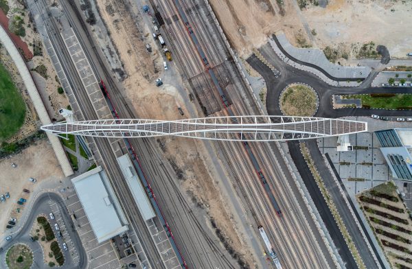 Beersheba station bridge in Israel is shaped like a pair of eyes