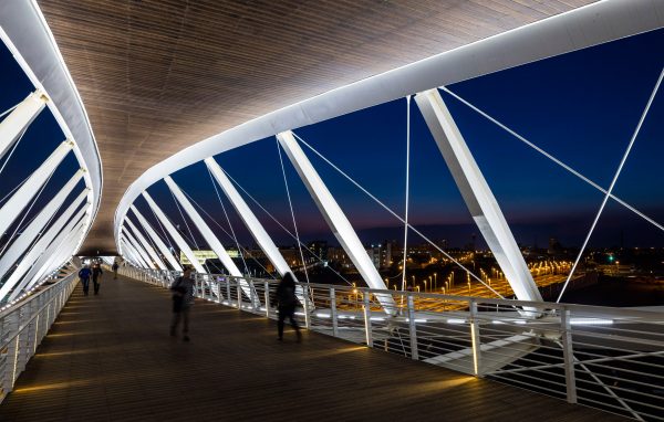 Beersheba station bridge in Israel is shaped like a pair of eyes