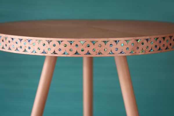 Bethan Gray bases brass-patterned tables on Omani architecture