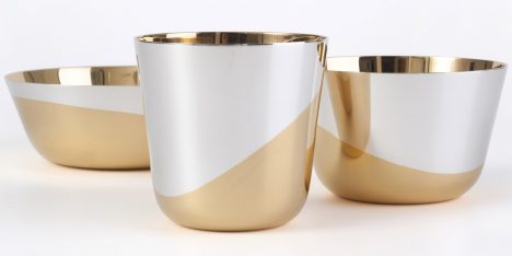 Bols d’Or silver vessels for Jarosinski & Vaugoin by Thomas Feichtner