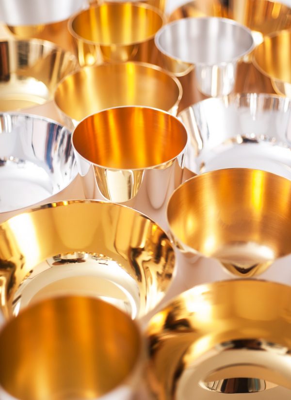Bols d’Or silver vessels for Jarosinski & Vaugoin by Thomas Feichtner