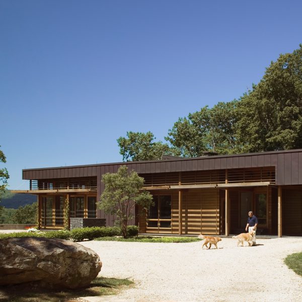 Allee Architecture creates “humane and warm” modern house in Connecticut