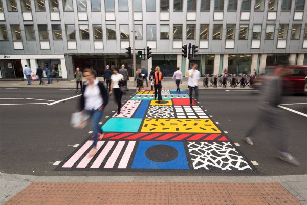 LDF: Camille Walala crossing
