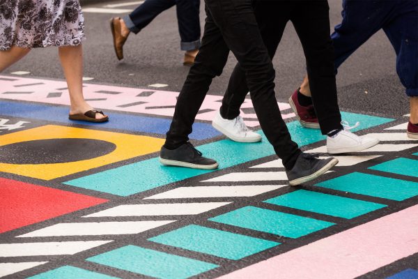 LDF: Camille Walala crossing