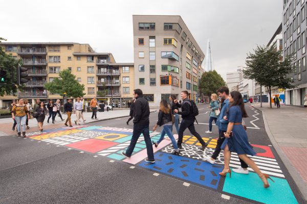 LDF: Camille Walala crossing