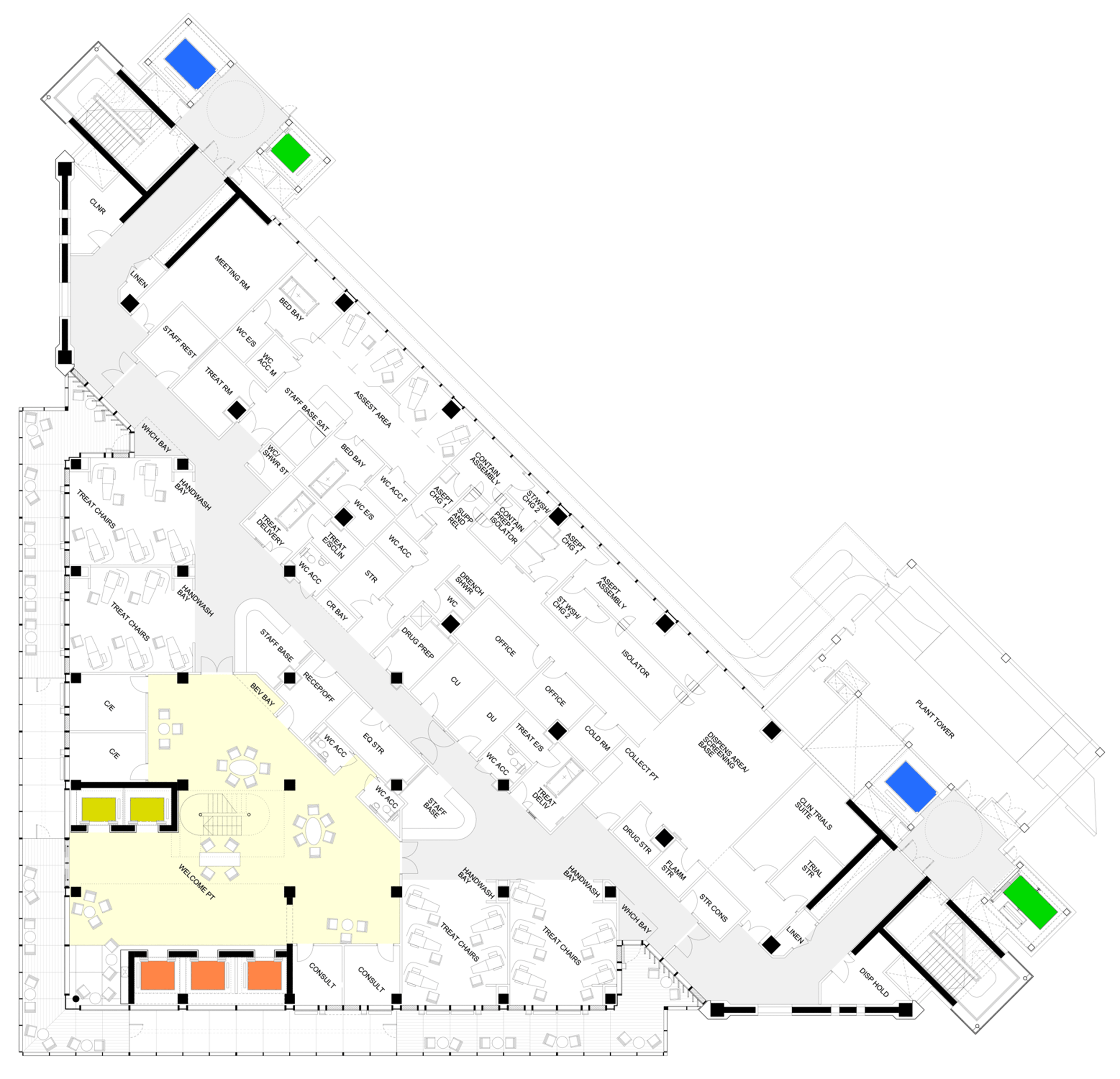 Cancer Centre by Rogers Stirk Harbour + Partners BASE