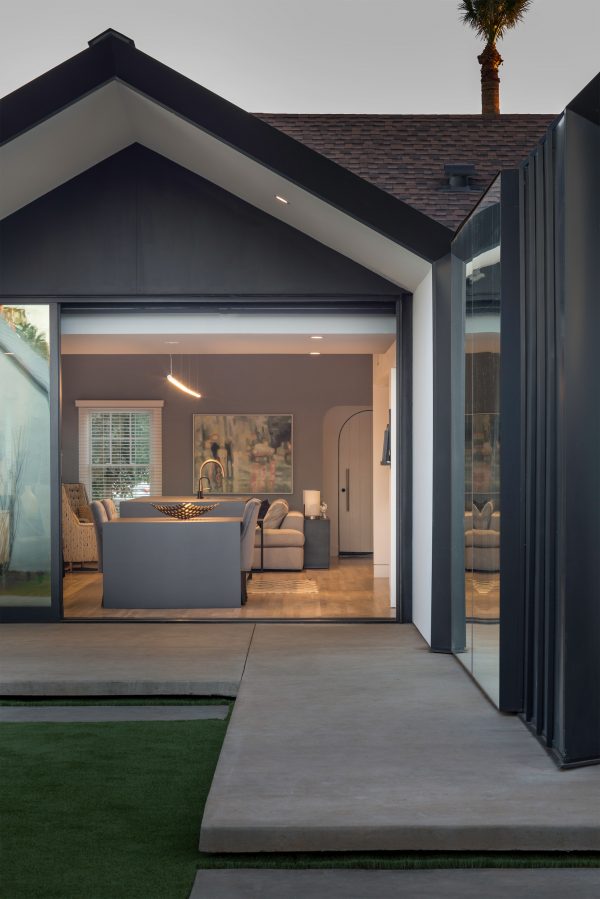 Chen + Suchart creates a gabled addition clad in metal for an historic Arizona home