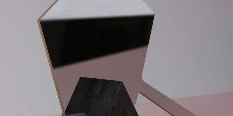 Richard Yasmine’s Ashkal mirrors slice into geometric bases
