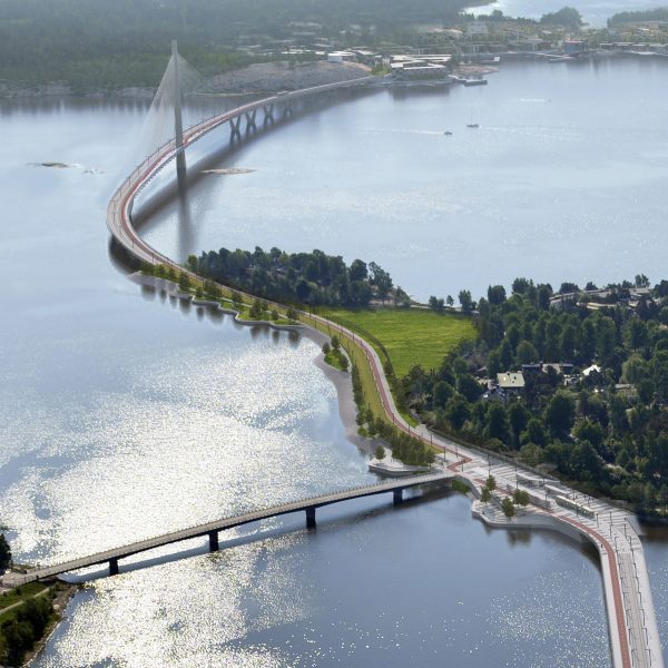 Knight Architects unveils design for Finland's longest bridge