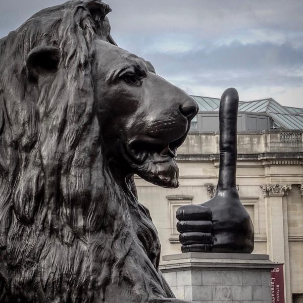 “Design is about form and art is more about ideas” says David Shrigley