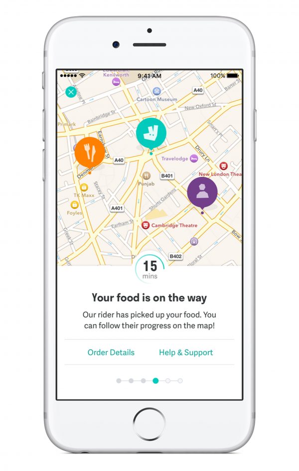 DesignStudio completes minimal rebrand for Deliveroo