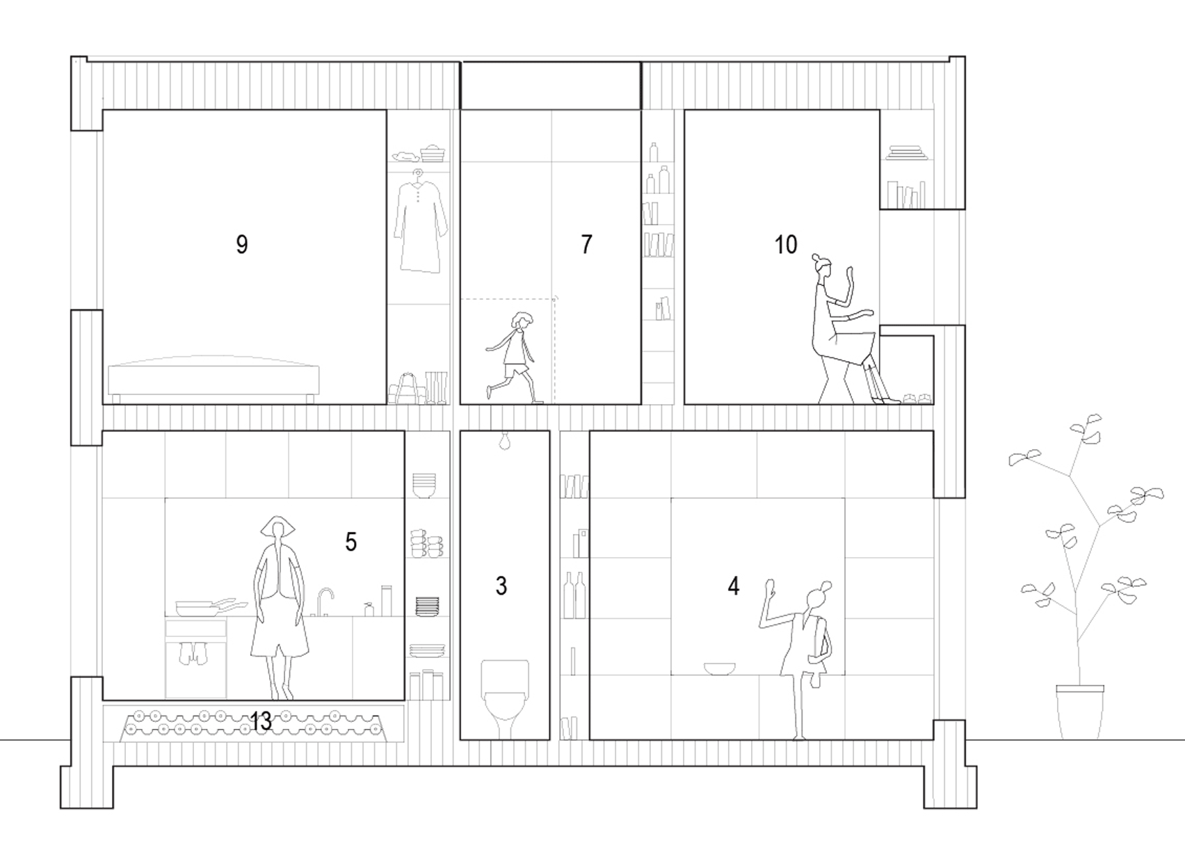 Studio MAKS builds 105m2 concrete Dutch house in an old industrial harbour