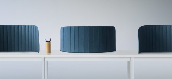 Note Design creates office divider for people working on the go