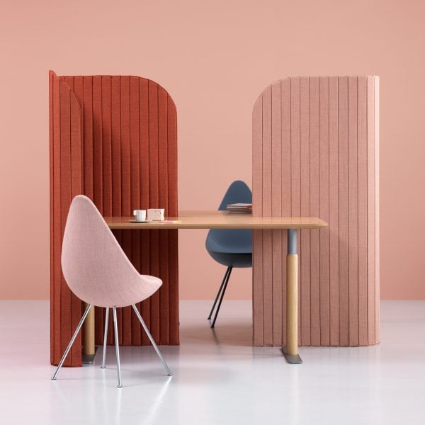Note Design creates office divider for people working on the go