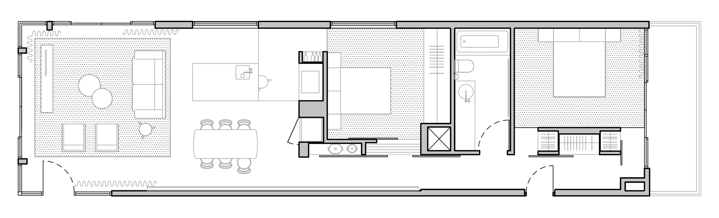 Footscray Apartment by BoardGrove Architects