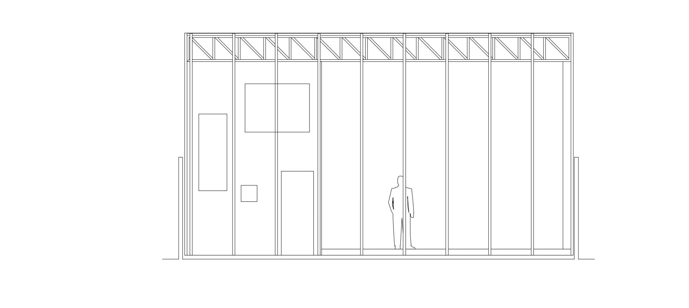 Alan Chu incorporates stage with giant doors into a home for a Brazilian actor