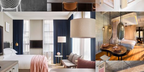 10 of the most popular hotel rooms on Dezeen’s Pinterest boards