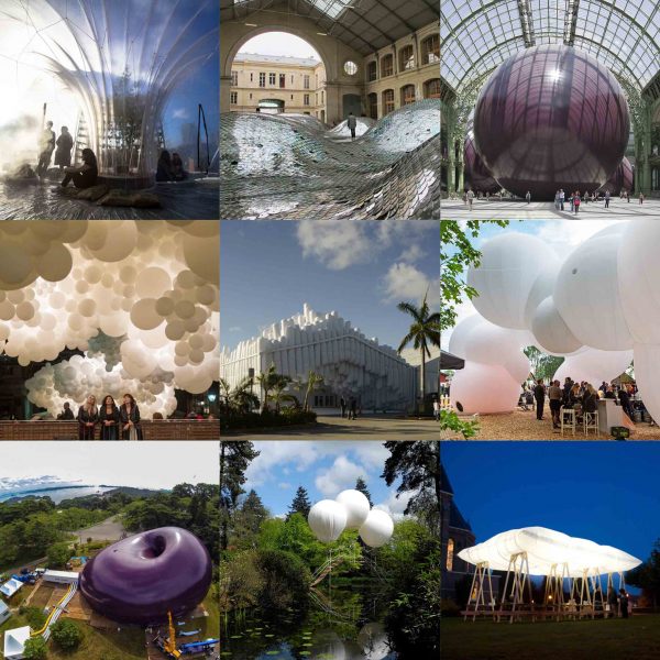 Dezeen’s latest Pinterest board is bulging with inflatable structures
