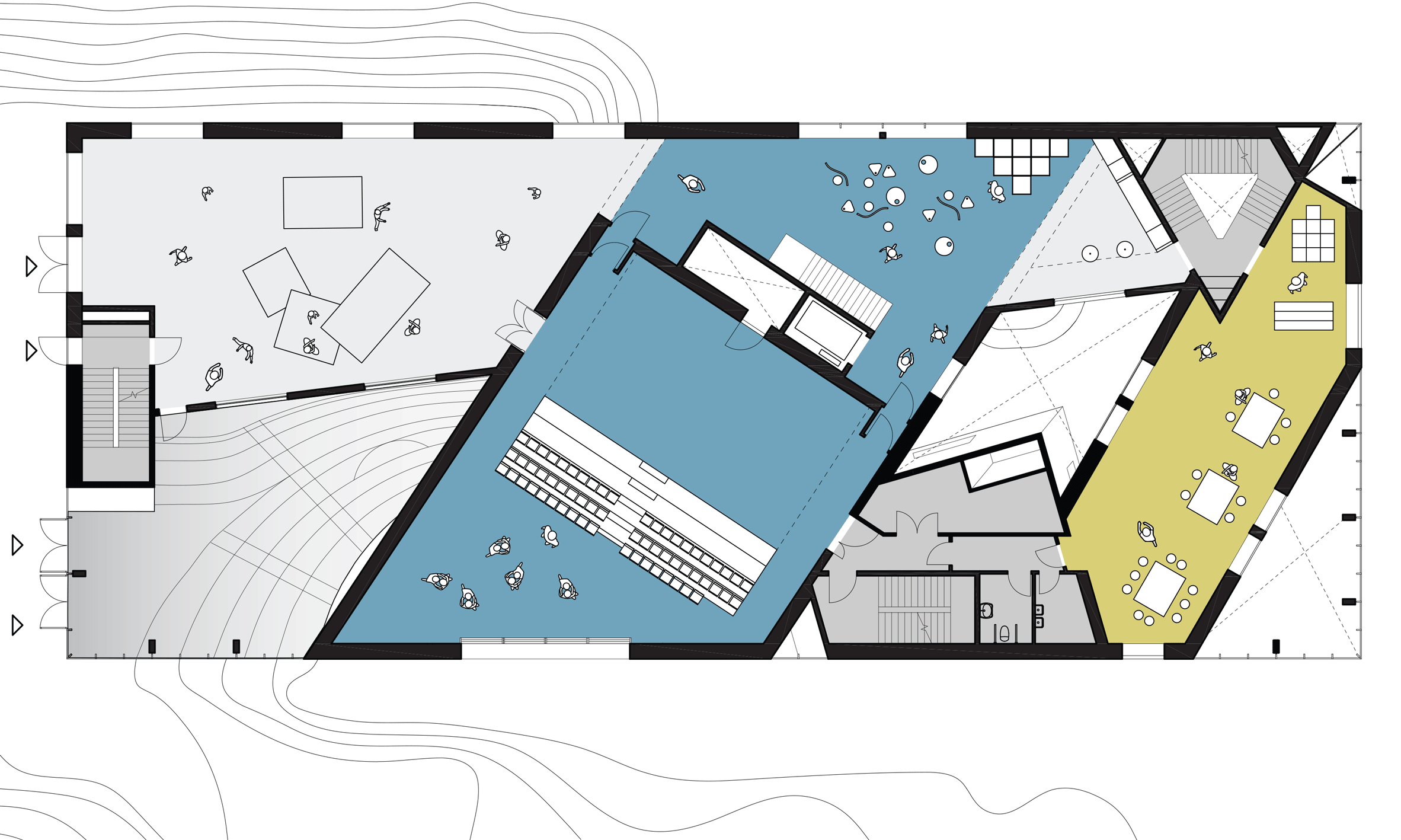 MVRDV creates Ku.Be a community centre in Denmark