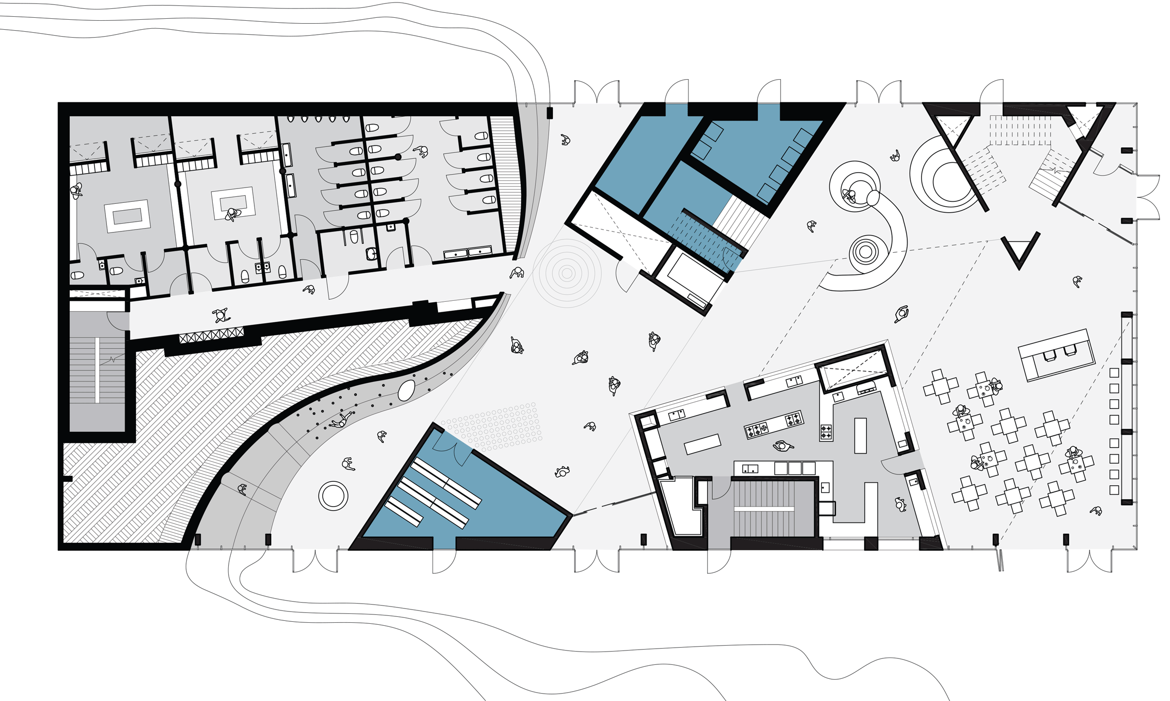 MVRDV creates Ku.Be a community centre in Denmark