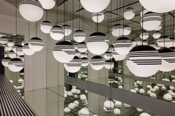 Lee Broom transforms London store into abstract Op Art installation