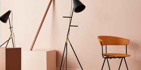 Lightly introduces homeware collection with brass stationery and marionette-like lamps