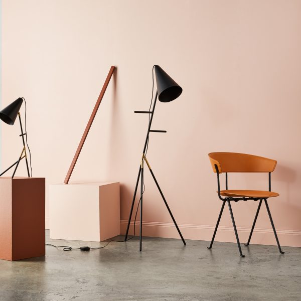 Lightly introduces homeware collection with brass stationery and marionette-like lamps