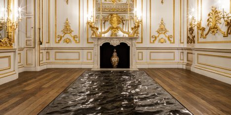 Mathieu Lehanneur sculpts a seascape from blocks of black marble