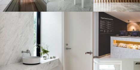 10 of the most popular marble interiors on Dezeen’s Pinterest boards