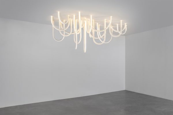 Mathieu Lehanneur's Spring exhibition includes new Liquid Marble tables