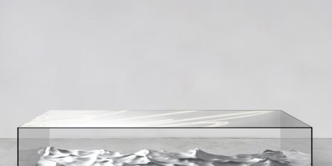 Mathieu Lehanneur's Spring exhibition includes new Liquid Marble tables