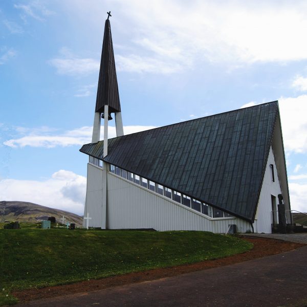 Mosfellskirkja by Ragnar Emilsson, 1965. Photo by Þorsteinn V Jónsson