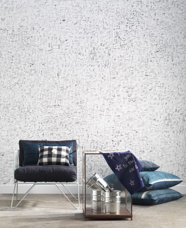 Piet Hein Eek designs oxidised copper wallpaper for NLXL Lab