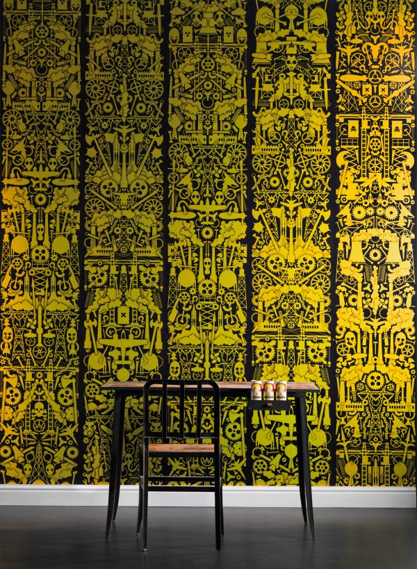 Piet Hein Eek designs oxidised copper wallpaper for NLXL Lab