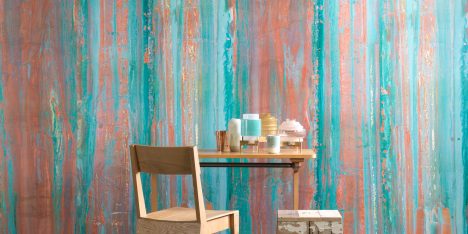 Piet Hein Eek designs oxidised copper wallpaper for NLXL Lab