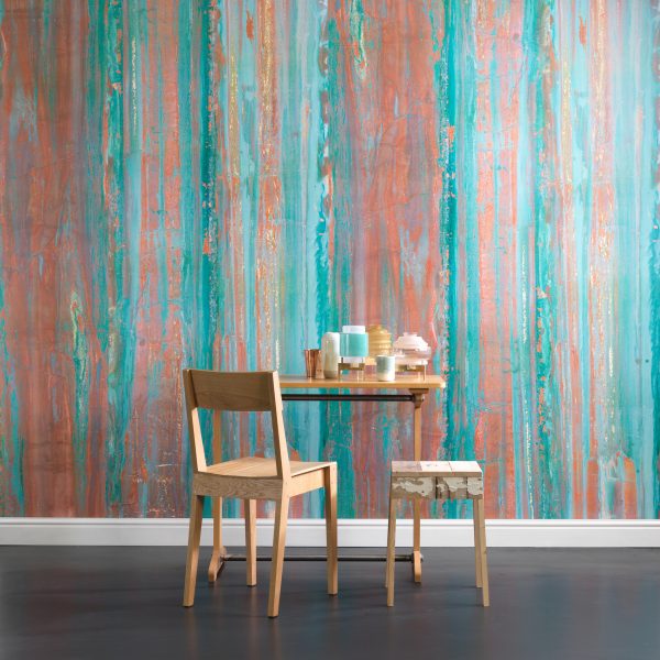 Piet Hein Eek designs oxidised copper wallpaper for NLXL Lab