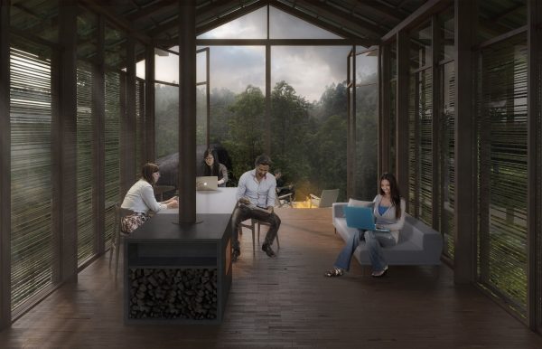 Carlo Ratti building digitally connected Pankhasari Retreat in the Himalayan mountains