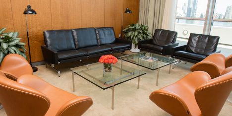 Fritz Hansen kits out UN president's office with mid-century Danish furniture