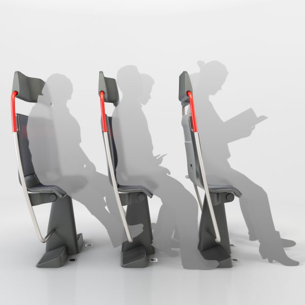 PriestmanGoode “re-evaluates sitting” with designs to tackle train overcrowding
