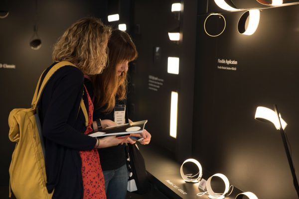 LG Display OLED light installation by Ron Arad