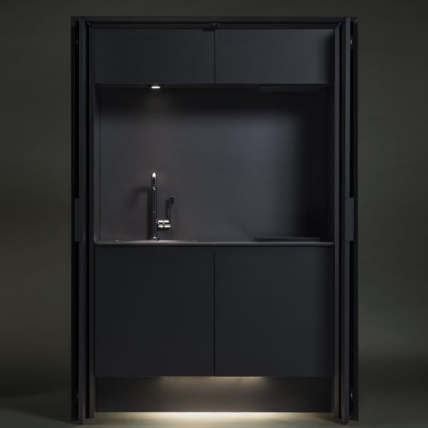 Sanwa designs collection of compact kitchen units for small homes