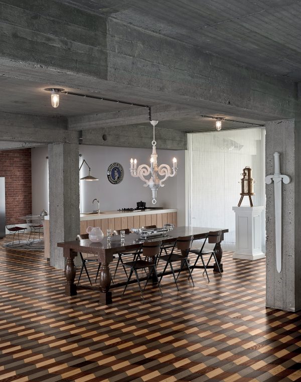 Studio Job engraves fossils in flooring for first parquet collection
