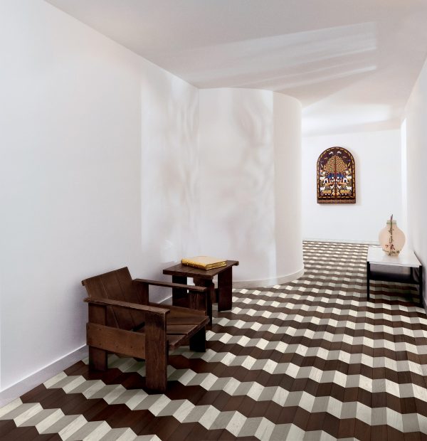 Studio Job engraves fossils in flooring for first parquet collection